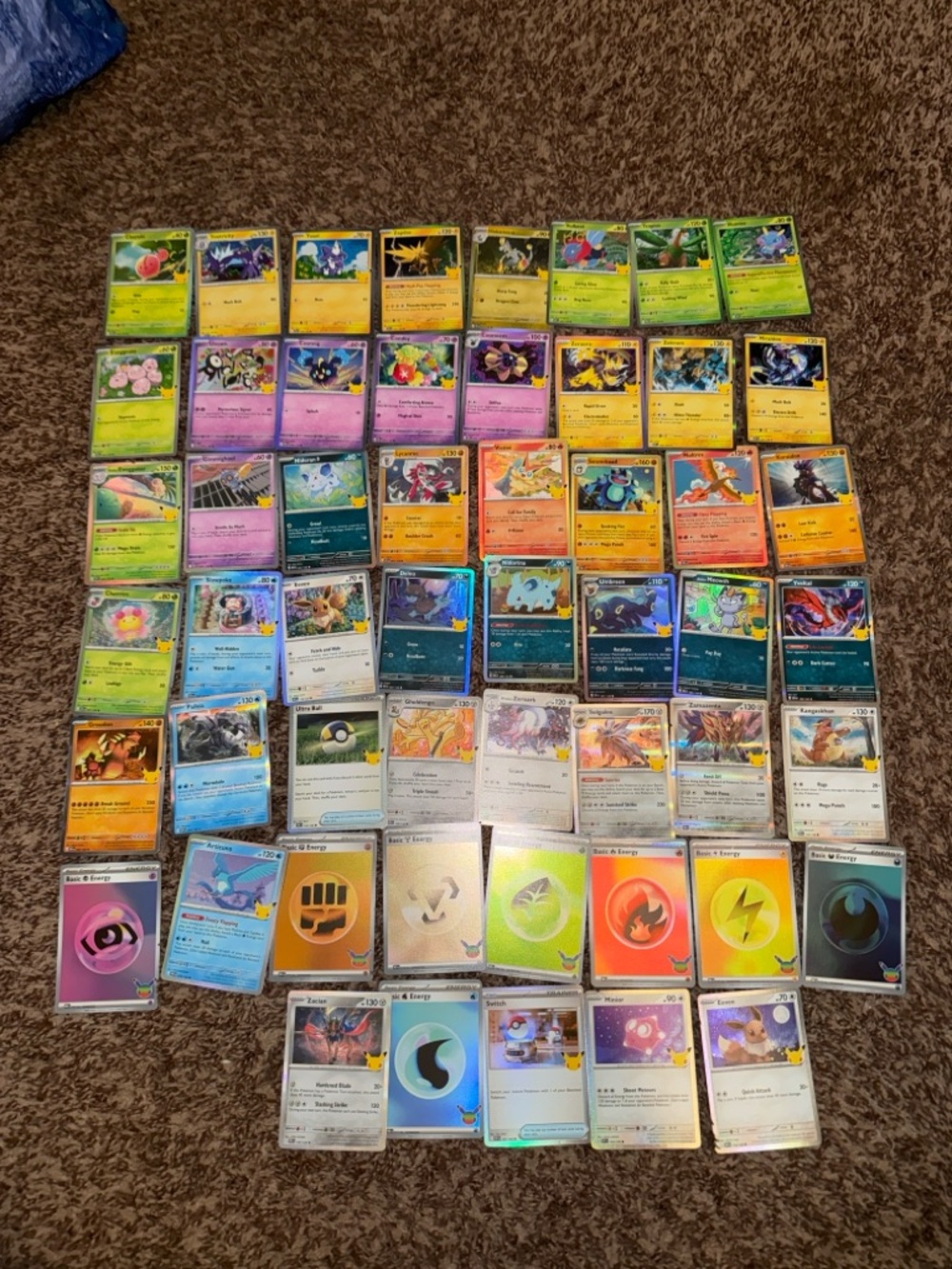 Pokemon 30th Celebration Bulk Card Lot of 53